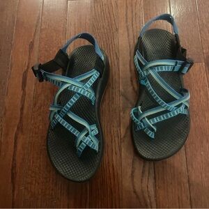 Chaco ZX2 Blue Strappy Sandals Womens Size 8